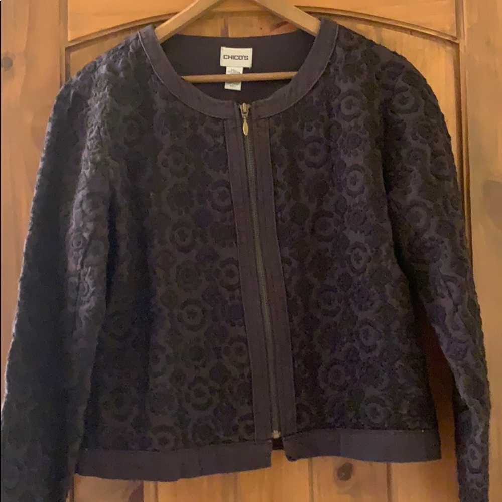 Chico’s chocolate color blazer, size 1
